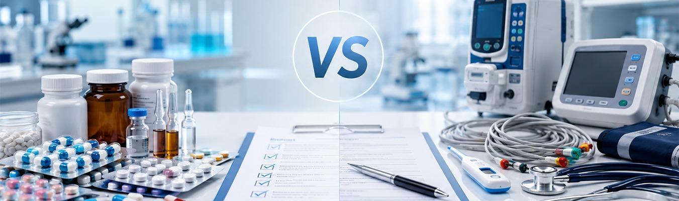 Drug Registration vs. Medical Device Registration